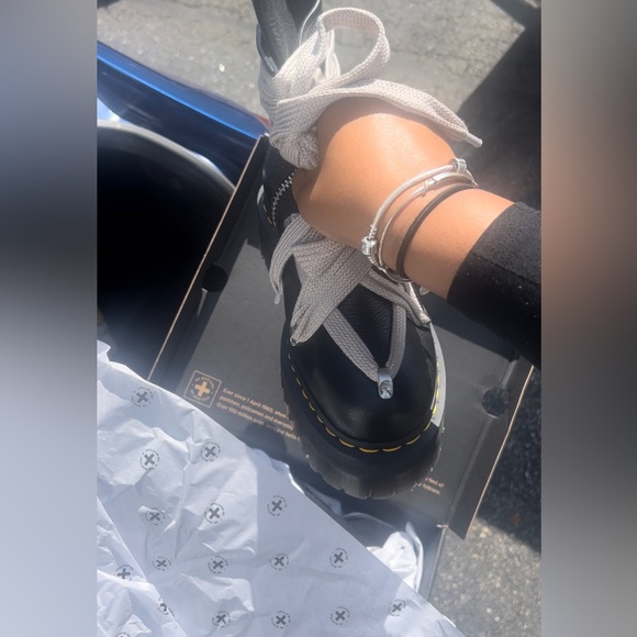 Rick Owen X Doc Martens 1460’s (NEVER WORN/WRONG SIZE) - Picture 5 of 11